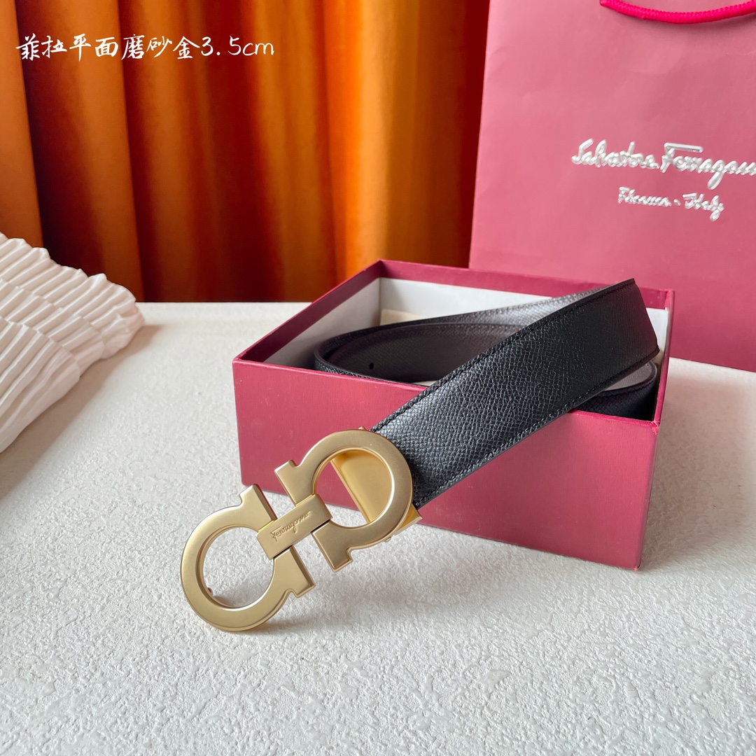 Salvatore Ferragamo Basic Belt Cow Leather