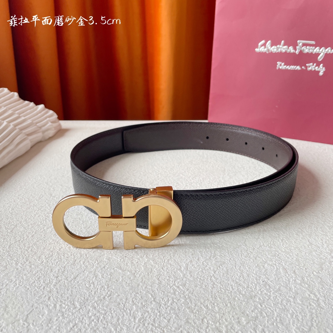 Salvatore Ferragamo Basic Belt Cow Leather