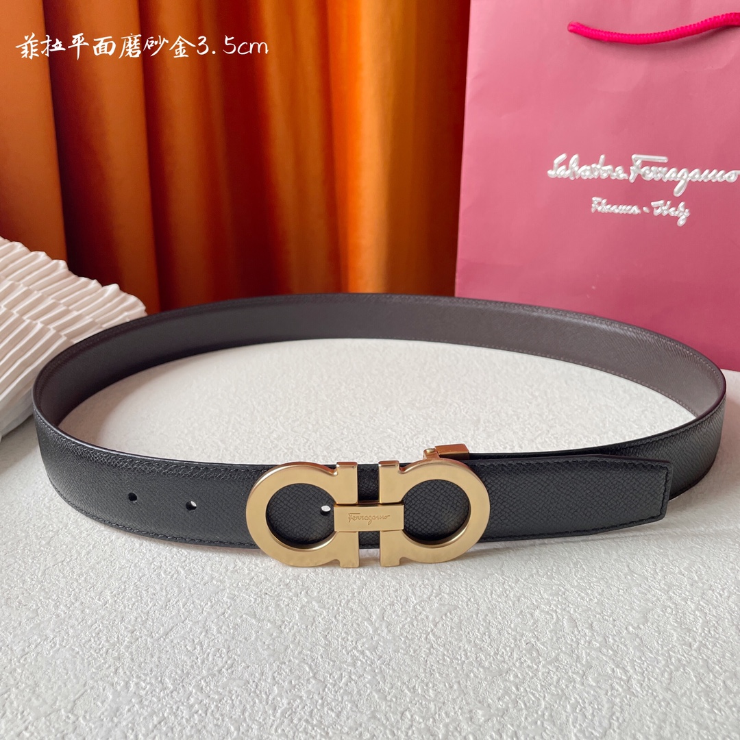 Salvatore Ferragamo Basic Belt Cow Leather