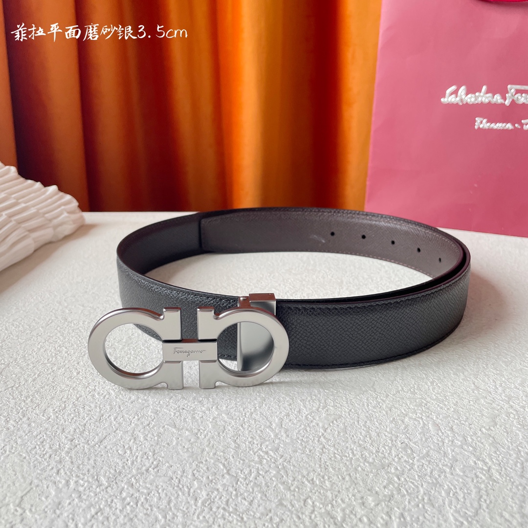 Salvatore Ferragamo Basic Belt Cow Leather