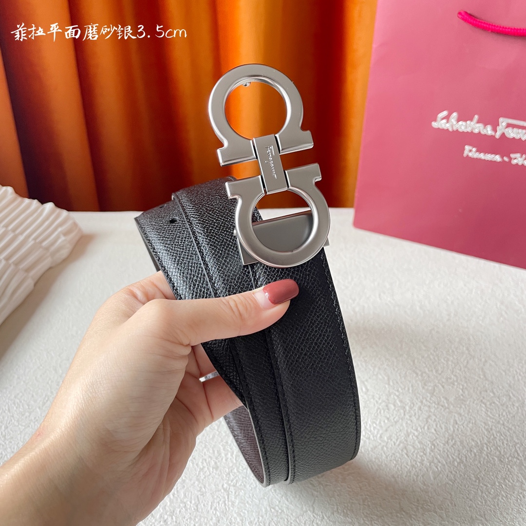 Salvatore Ferragamo Basic Belt Cow Leather