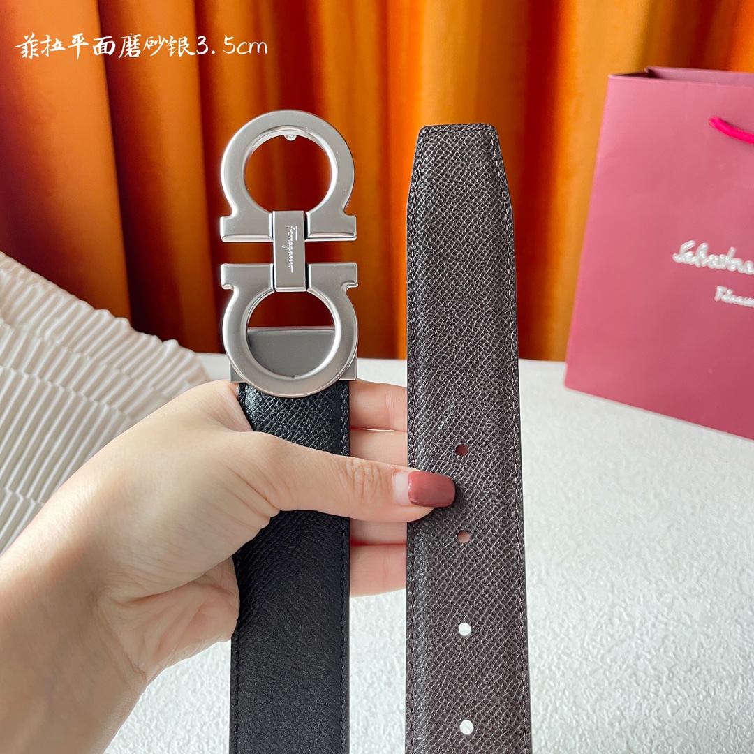 Salvatore Ferragamo Basic Belt Cow Leather