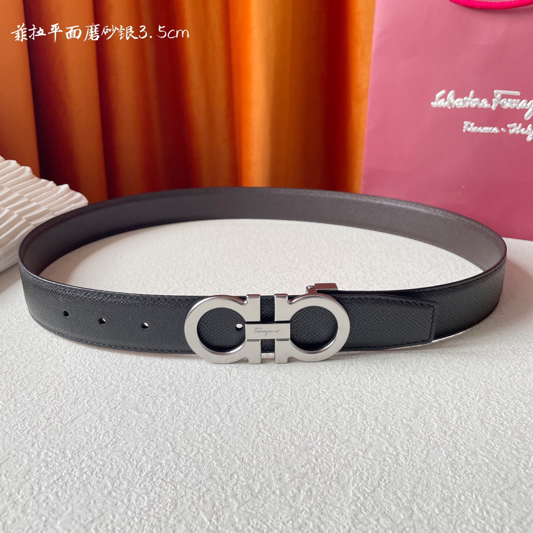 Salvatore Ferragamo Basic Belt Cow Leather