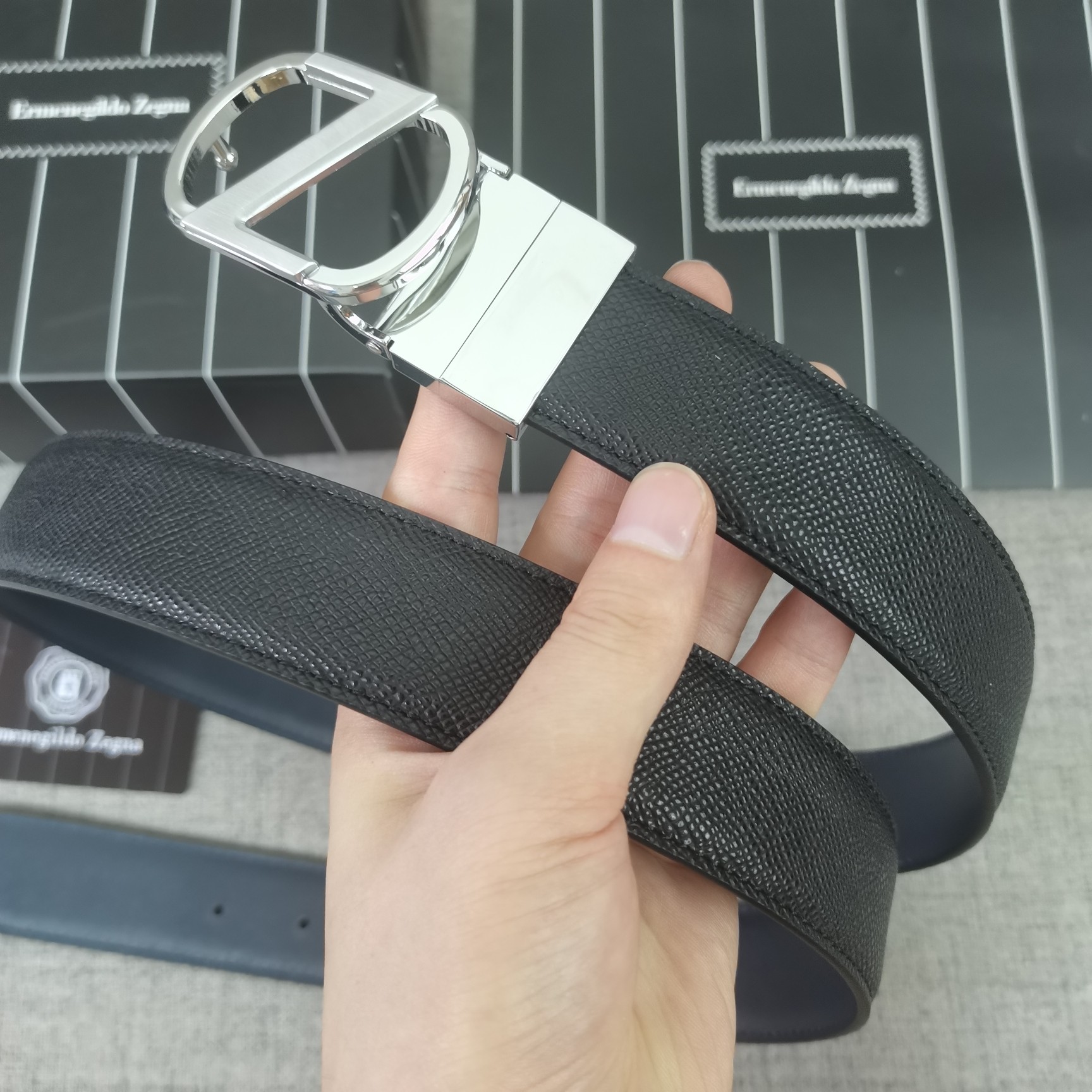 Dior Male Basic Belt Cow Leather 35mm-m-l