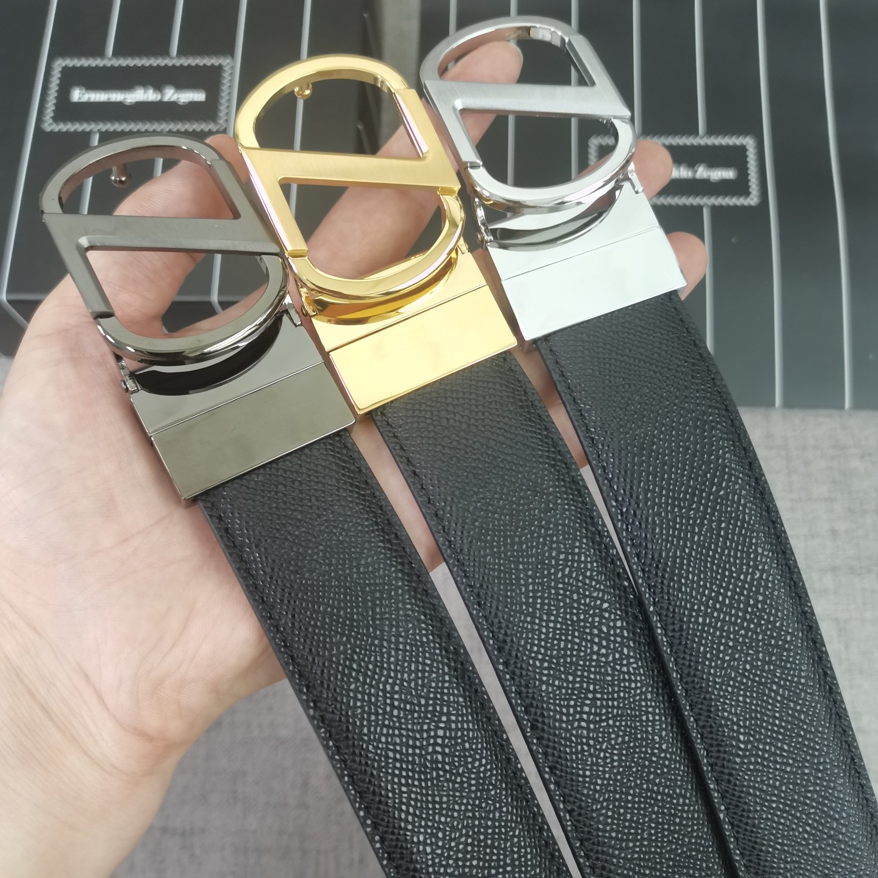 Dior Male Basic Belt Cow Leather 35mm-m-l