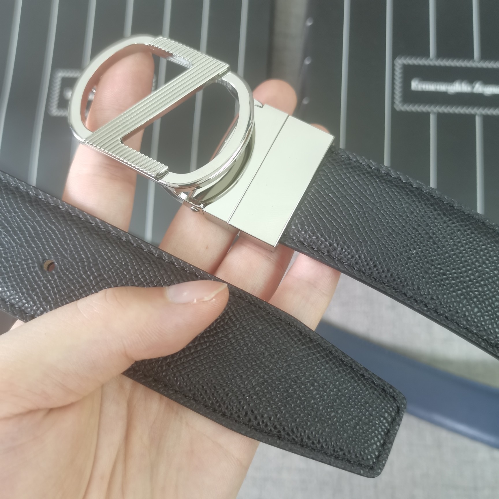 Dior Male Basic Belt Cow Leather 35mm-m-l