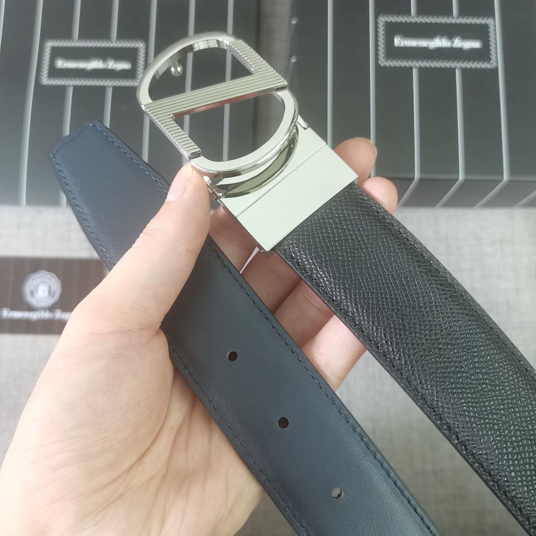 Dior Male Basic Belt Cow Leather 35mm-m-l