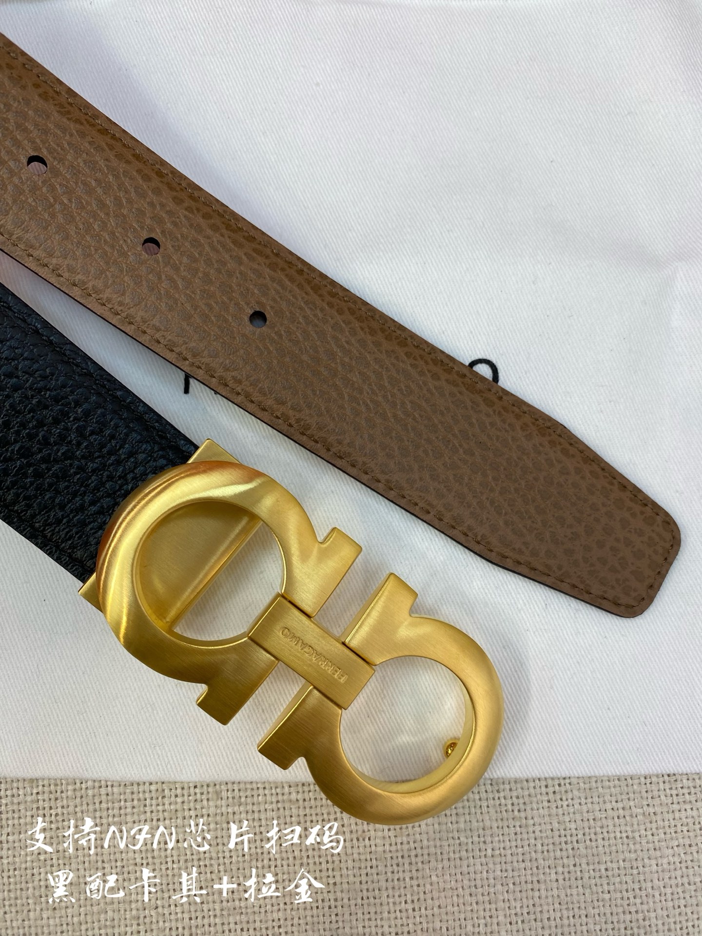 Salvatore Ferragamo Basic Belt Cow Leather M