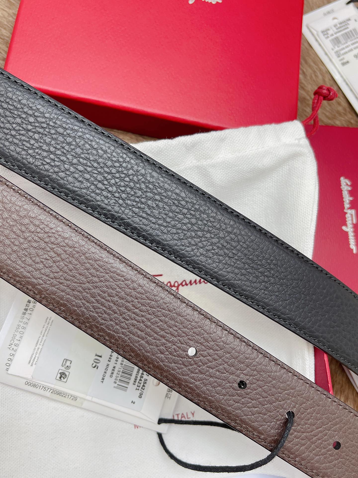 Salvatore Ferragamo Male Leather Belt M