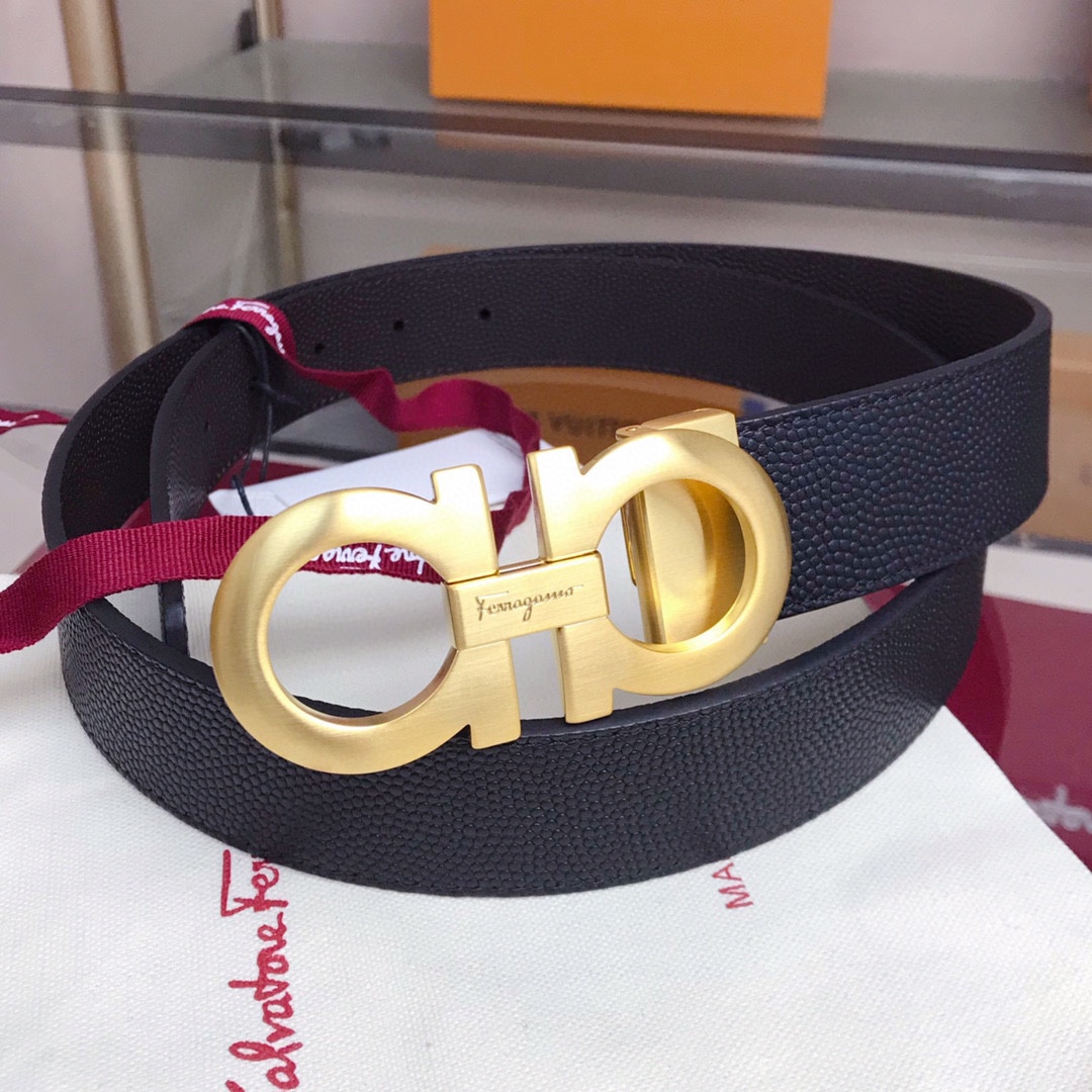 Salvatore Ferragamo Male Leather Belt M