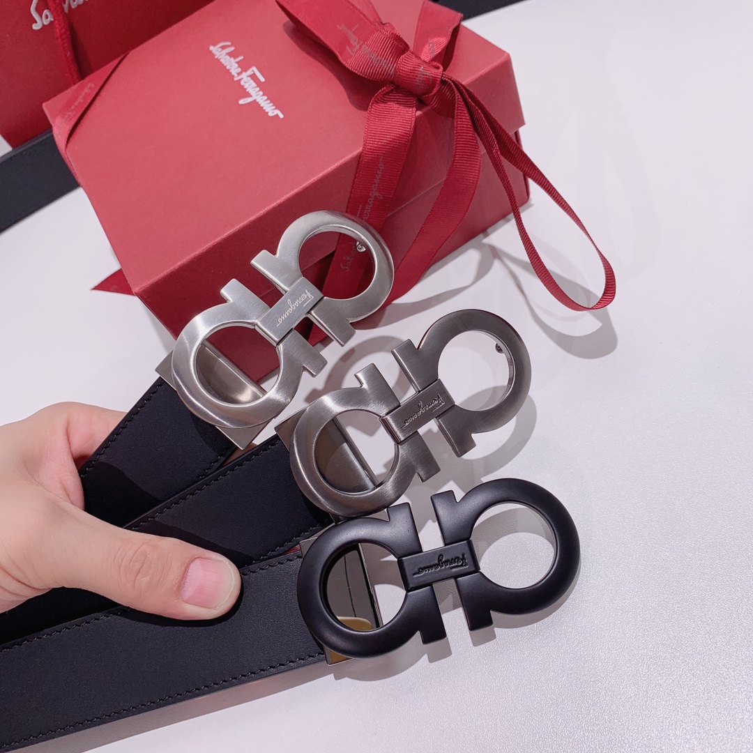 Salvatore Ferragamo Male Leather Belt M