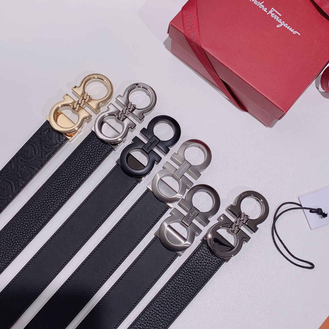 Salvatore Ferragamo Male Leather Belt M