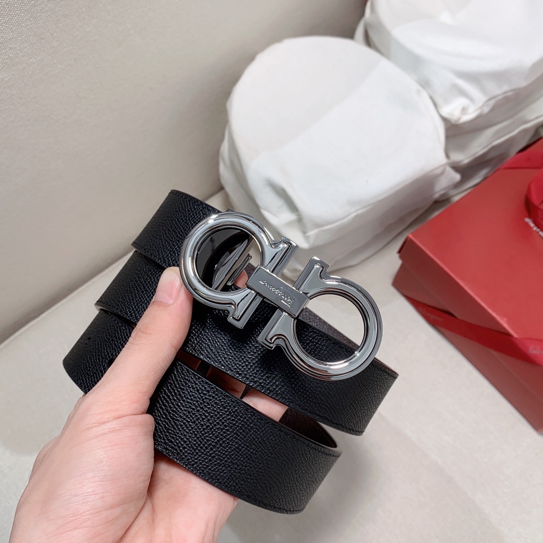 Salvatore Ferragamo Male Leather Belt M