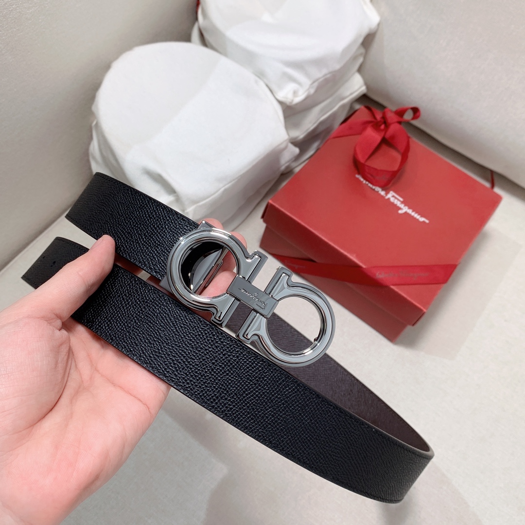 Salvatore Ferragamo Male Leather Belt M