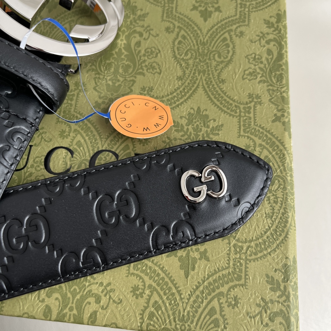 Gucci Basic Belt Cow Leather 40mm