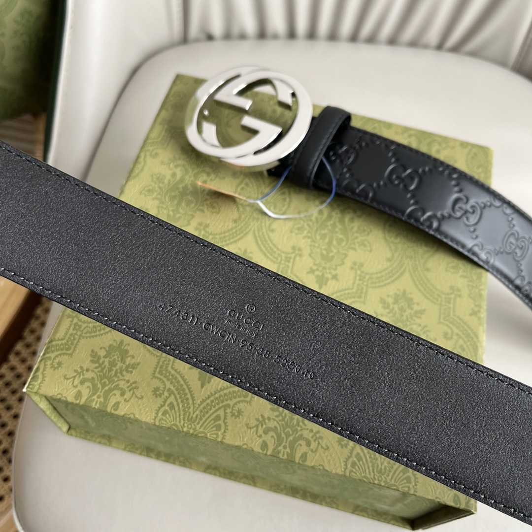 Gucci Basic Belt Cow Leather 40mm