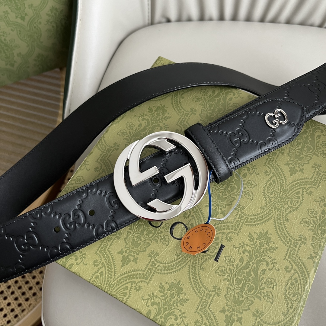 Gucci Basic Belt Cow Leather 40mm