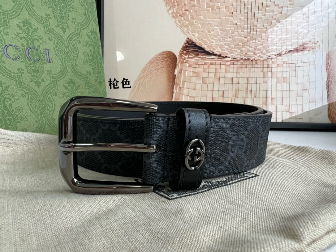 Gucci Male Basic Belt Canvas S-m