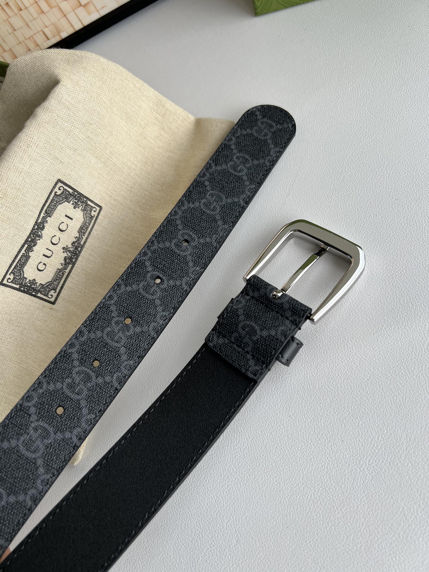 Gucci Male Basic Belt Canvas S-m