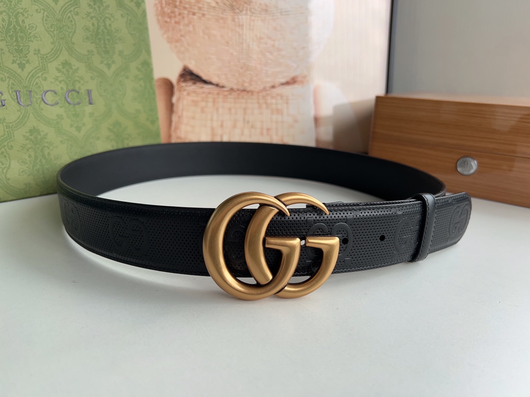 Gucci Basic Belt Cow Leather M