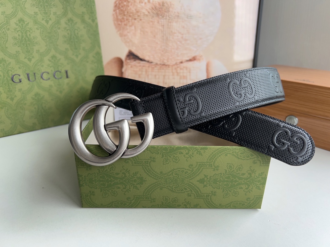 Gucci Basic Belt Cow Leather M