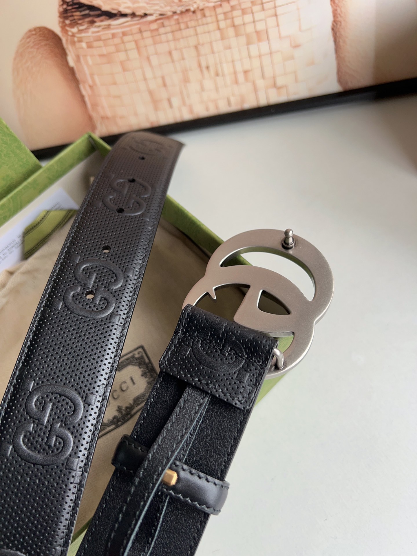 Gucci Basic Belt Cow Leather M