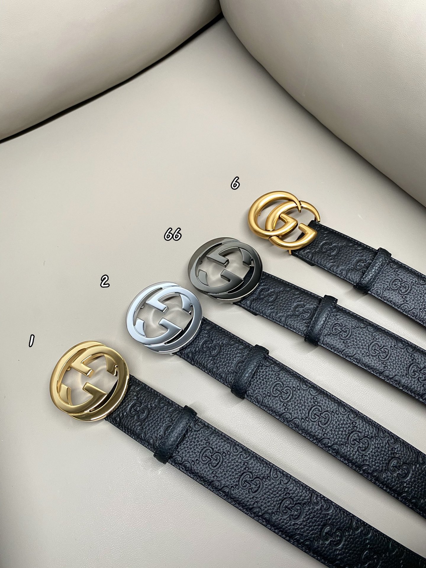 Gucci Basic Belt Cow Leather