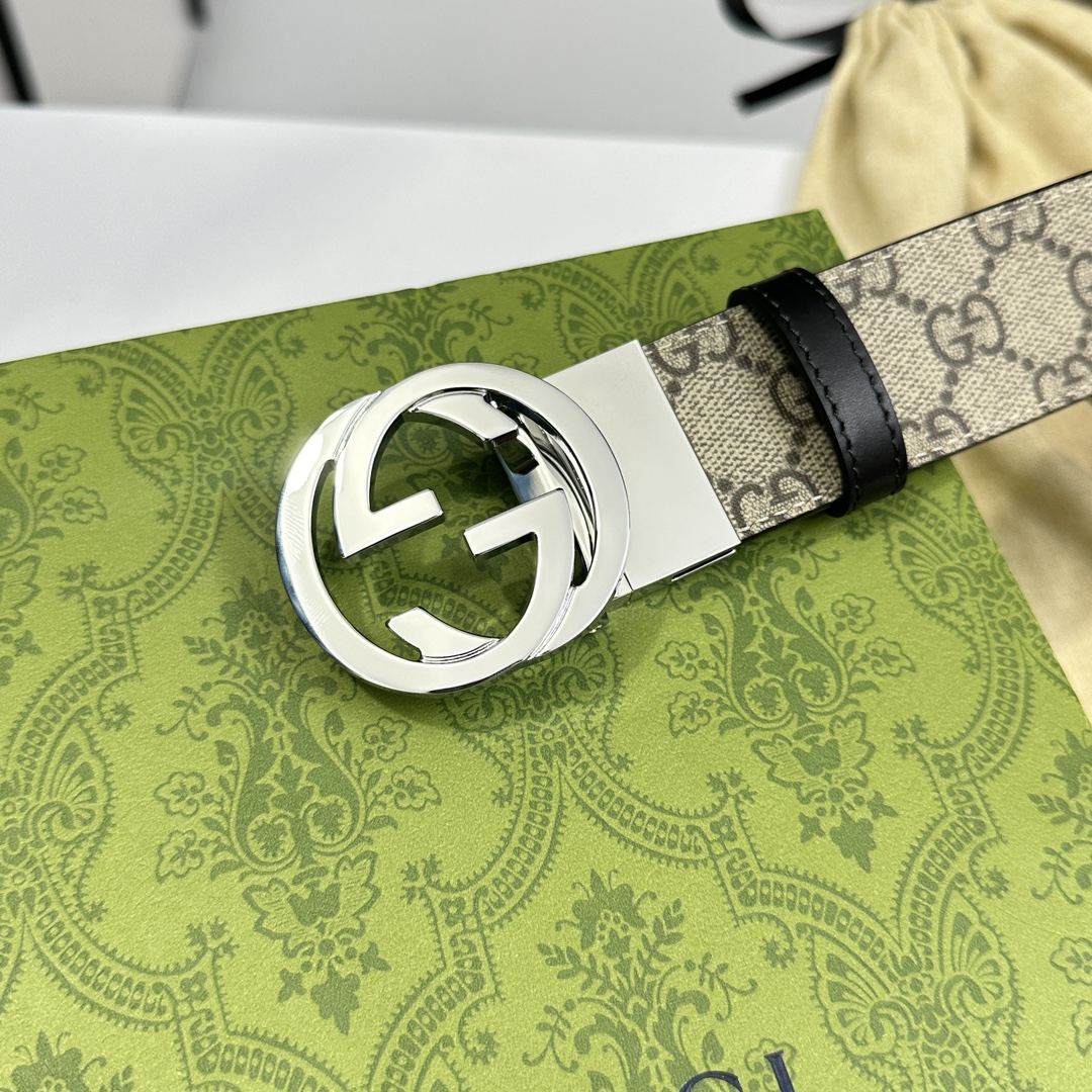 Gucci Basic Belt Cow Leather S-m