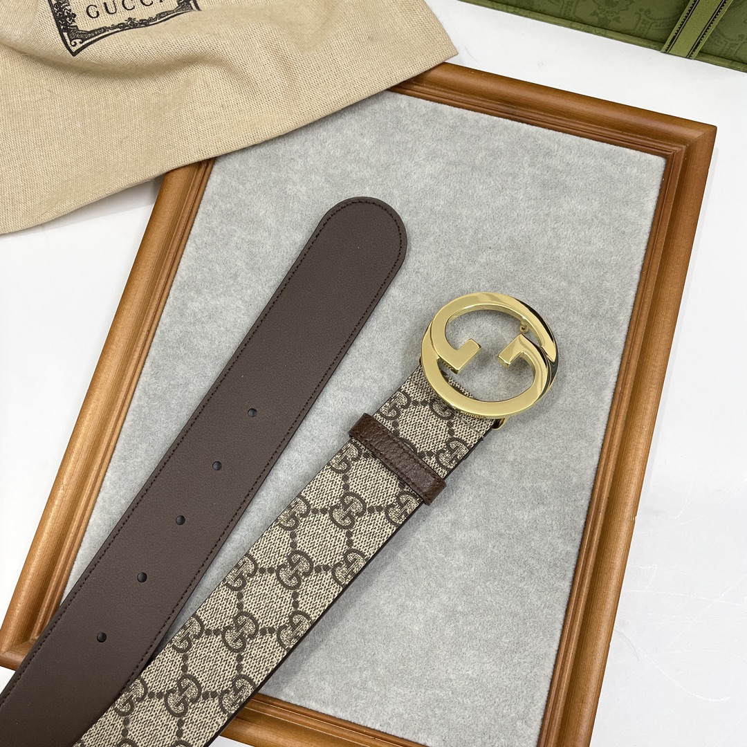 Gucci Basic Belt Brown S-m