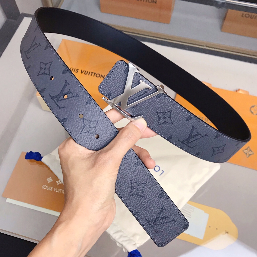 Louis Vuitton Male Leather Belt 40mm-s-m-l