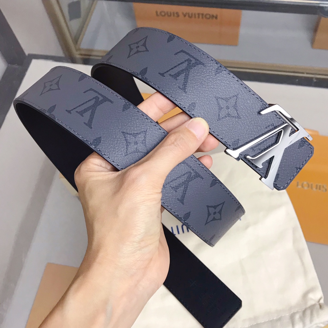 Louis Vuitton Male Leather Belt 40mm-s-m-l