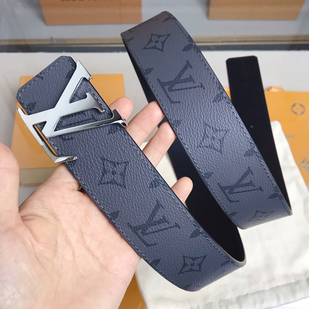 Louis Vuitton Male Leather Belt 40mm-s-m-l