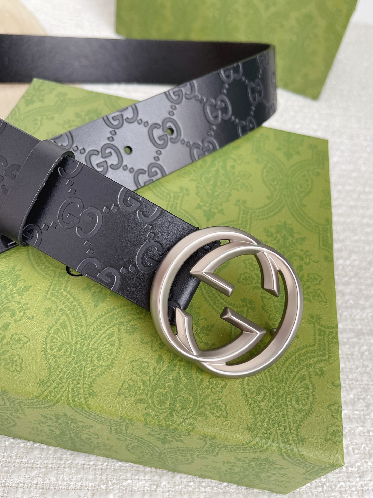 Gucci Male Leather Belt 38mm