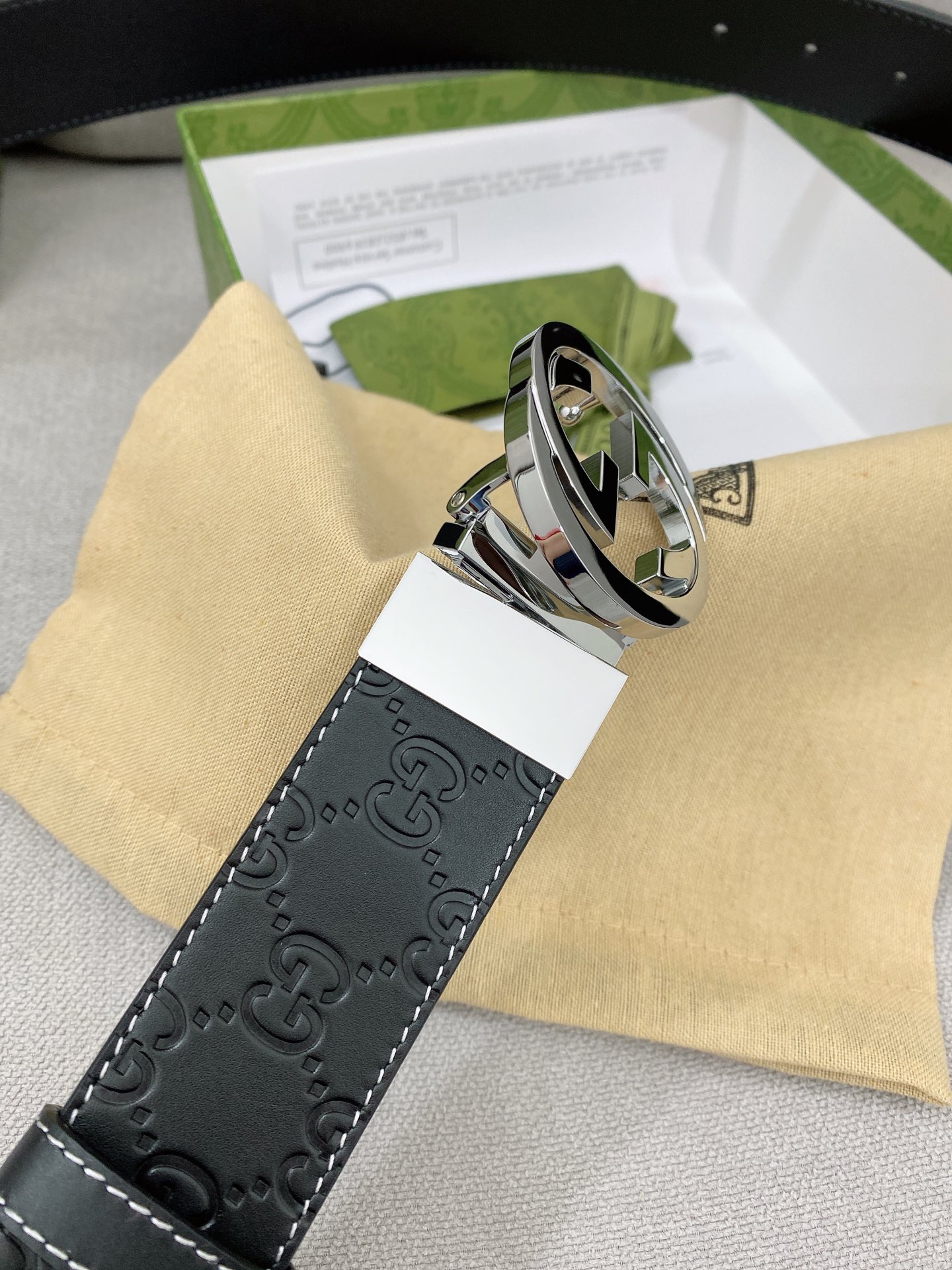 Gucci Basic Belt Top Grain Leather M