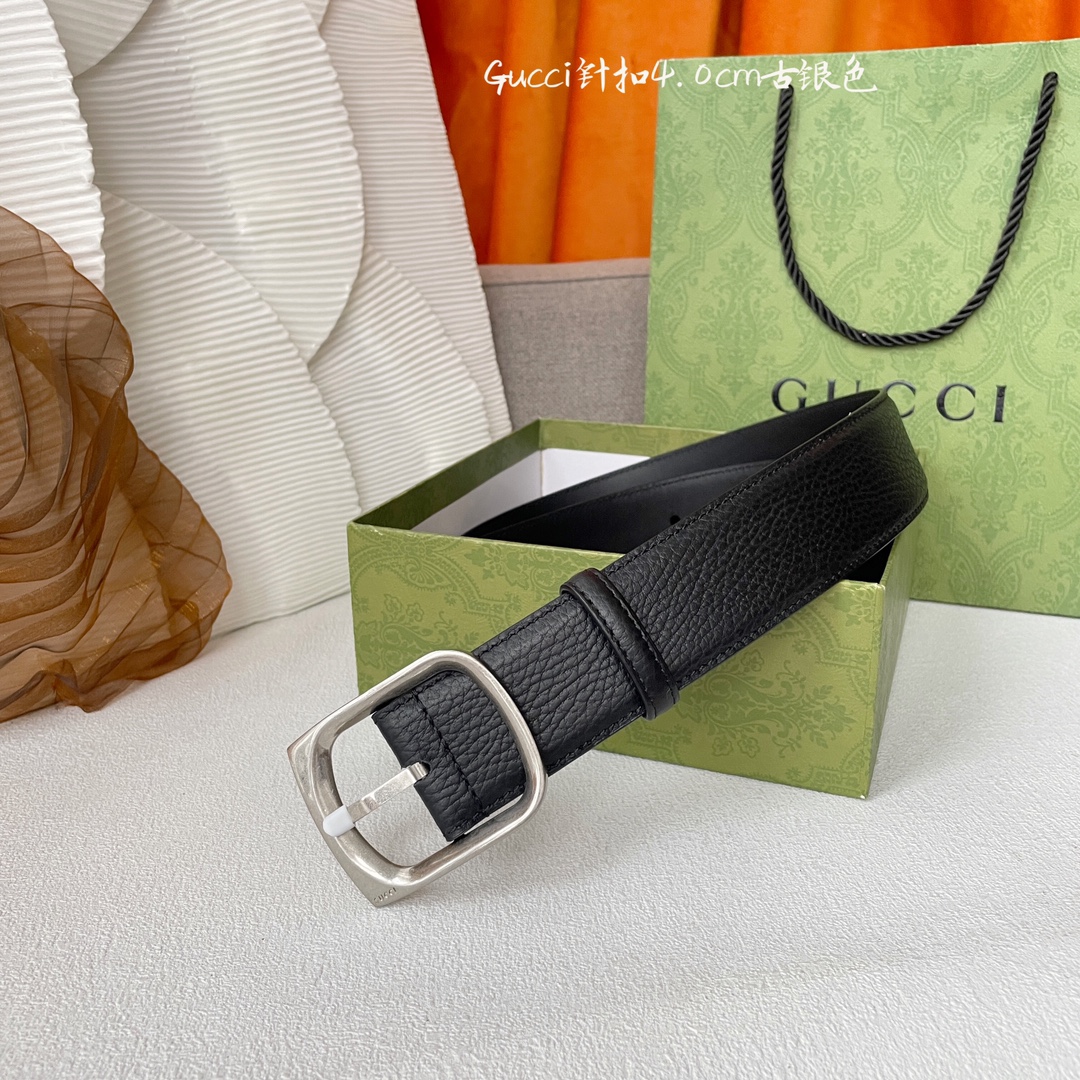 Gucci Basic Belt Cow Leather M