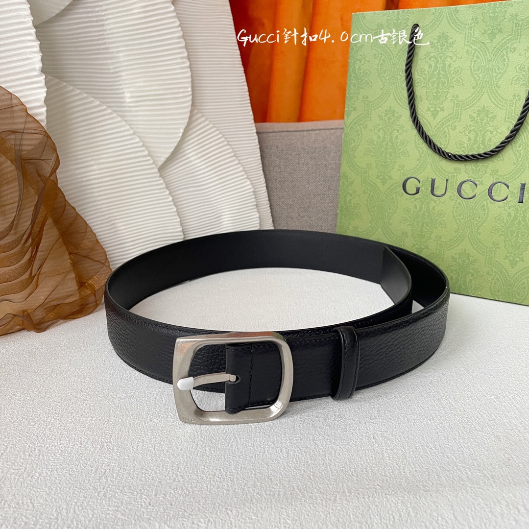 Gucci Basic Belt Cow Leather M