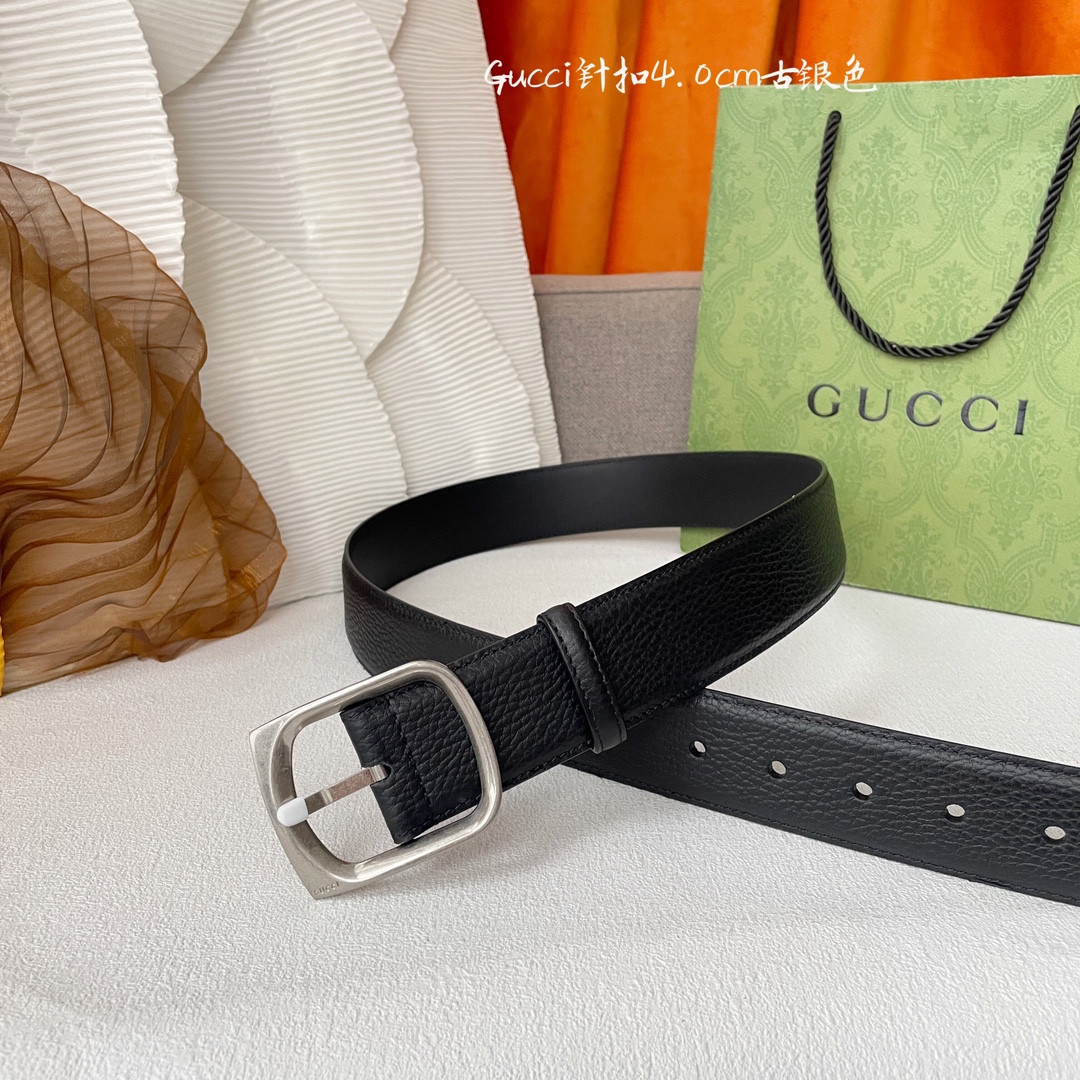 Gucci Basic Belt Cow Leather M