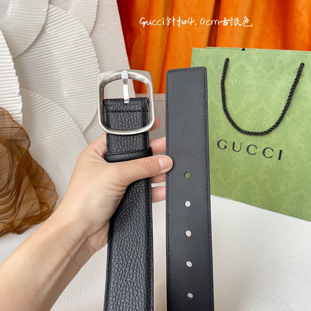 Gucci Basic Belt Cow Leather M