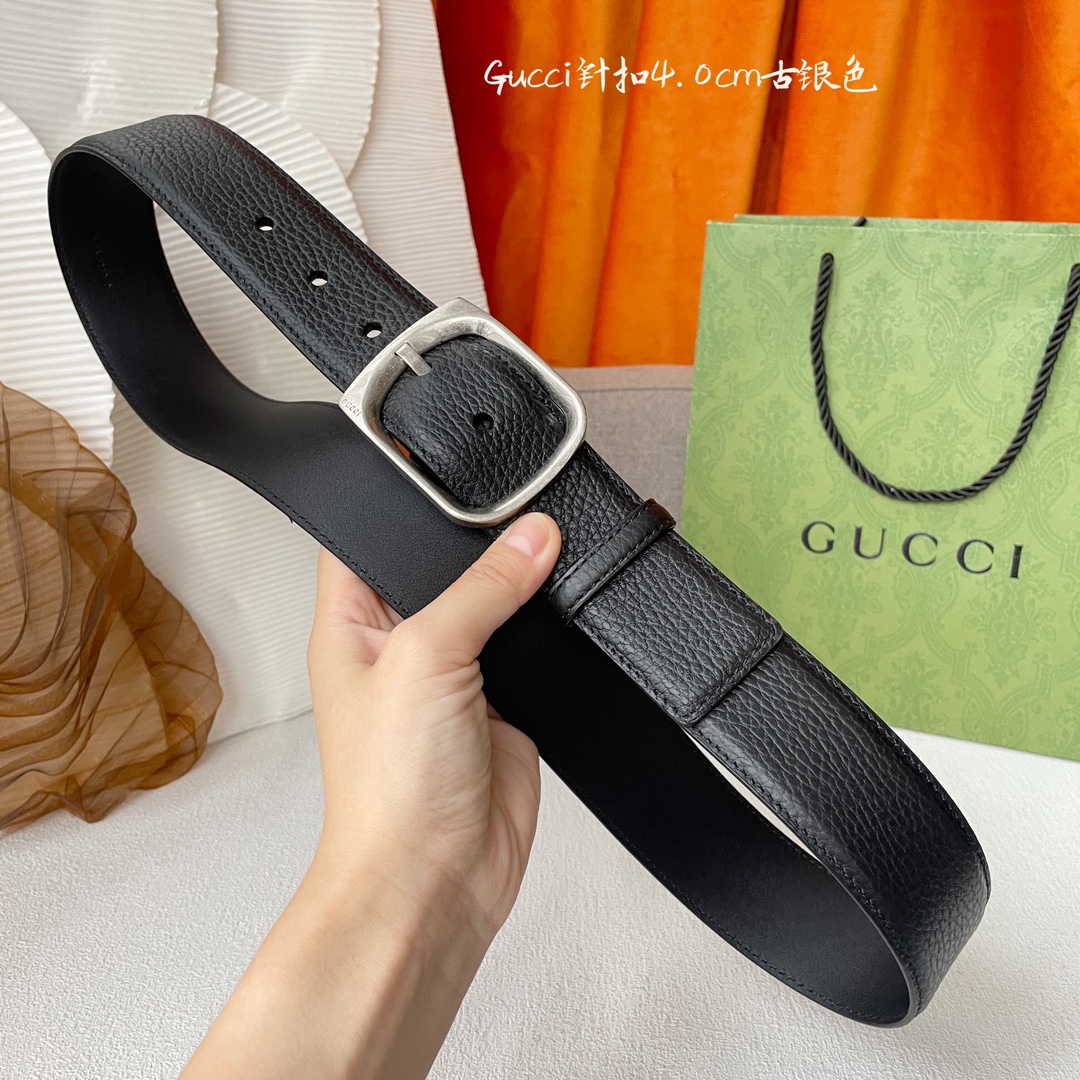 Gucci Basic Belt Cow Leather M