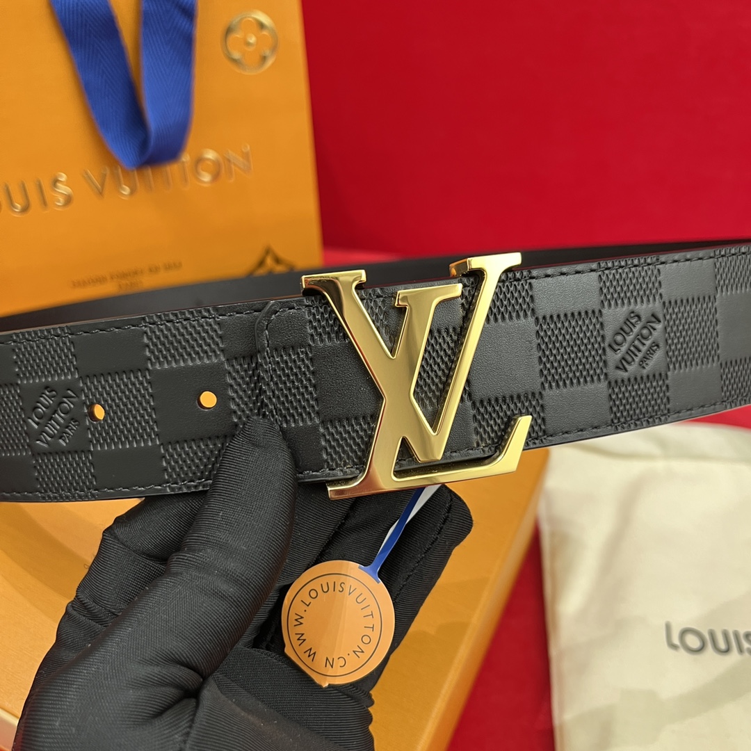 Louis Vuitton Male Basic Belt Cow Leather 13514-s-l