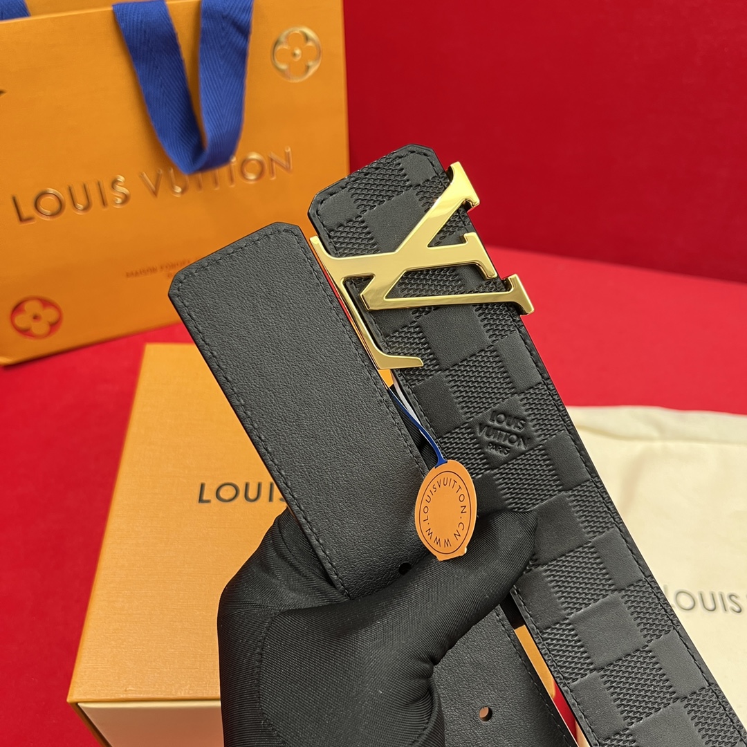 Louis Vuitton Male Basic Belt Cow Leather 13514-s-l