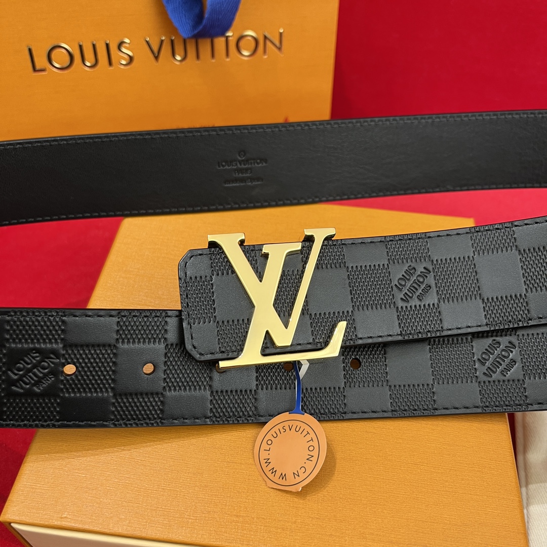 Louis Vuitton Male Basic Belt Cow Leather 13514-s-l