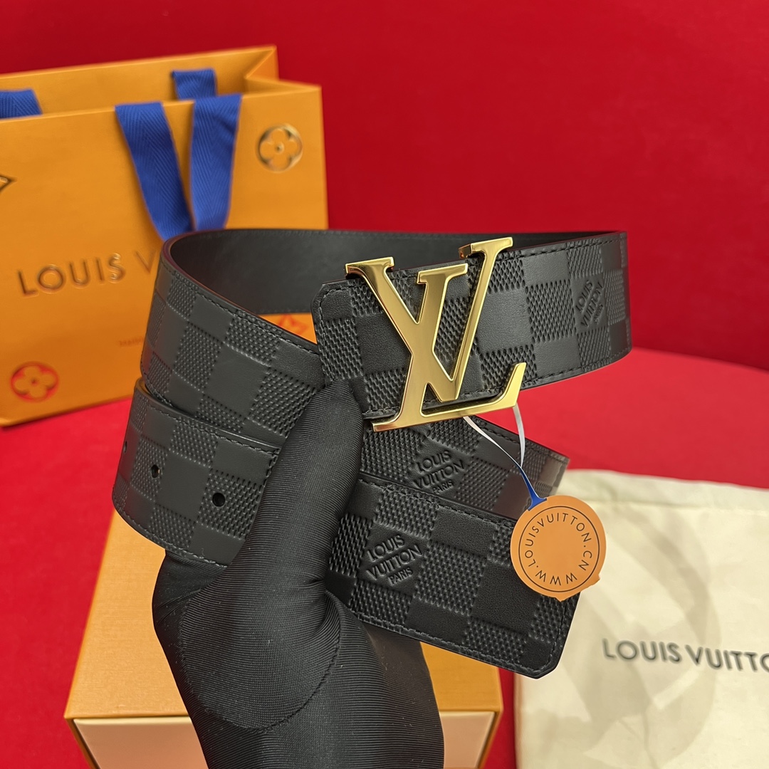 Louis Vuitton Male Basic Belt Cow Leather 13514-s-l