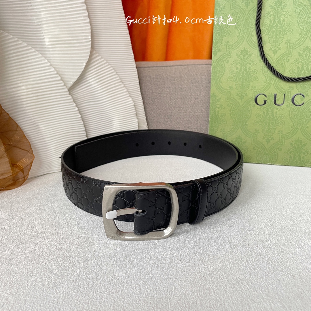 Gucci Basic Belt Cow Leather M