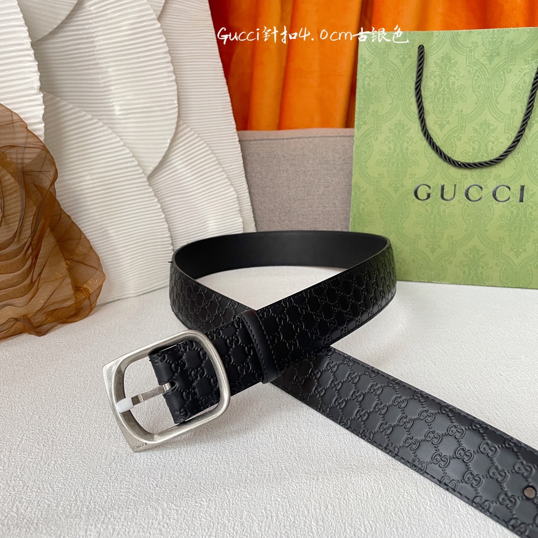 Gucci Basic Belt Cow Leather M