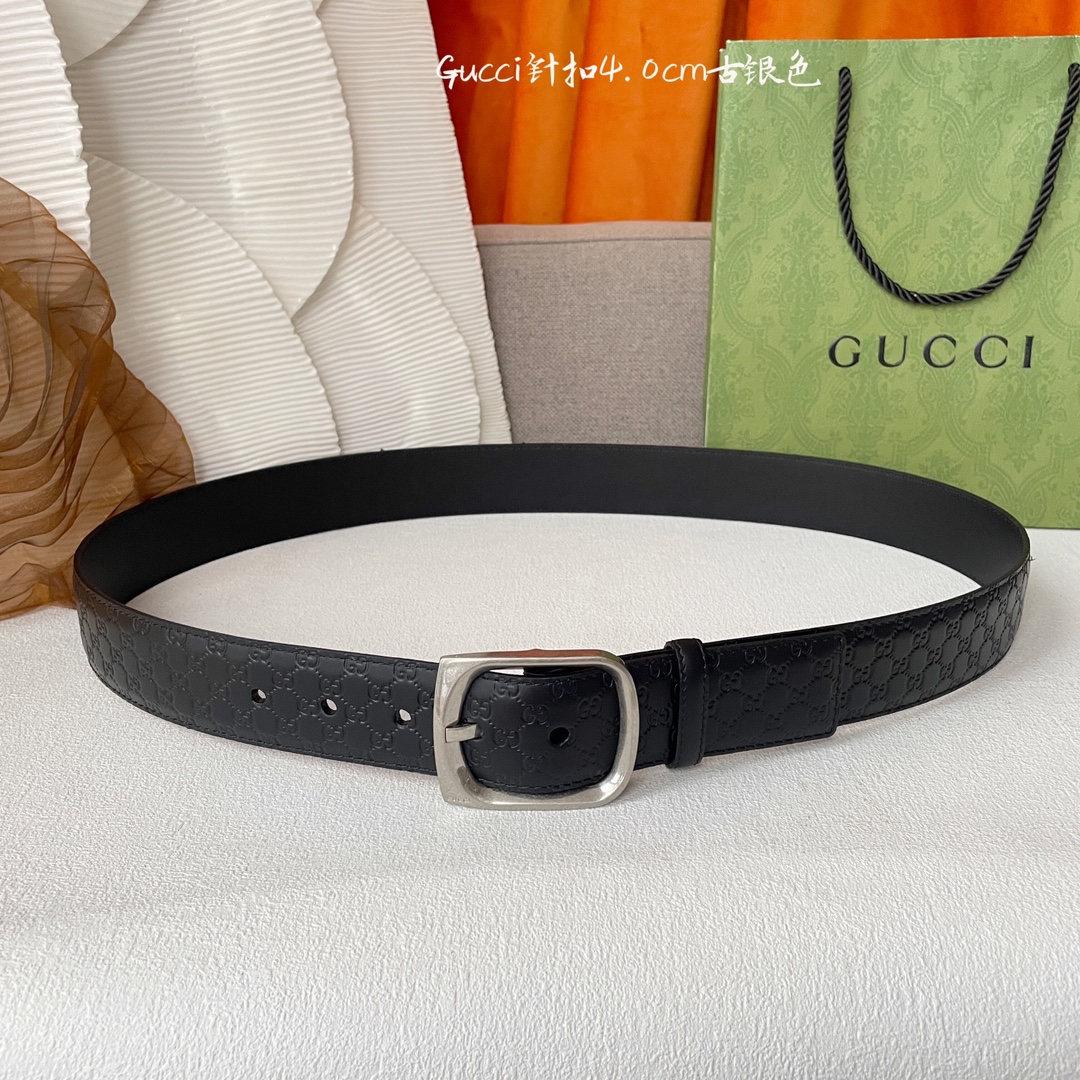 Gucci Basic Belt Cow Leather M