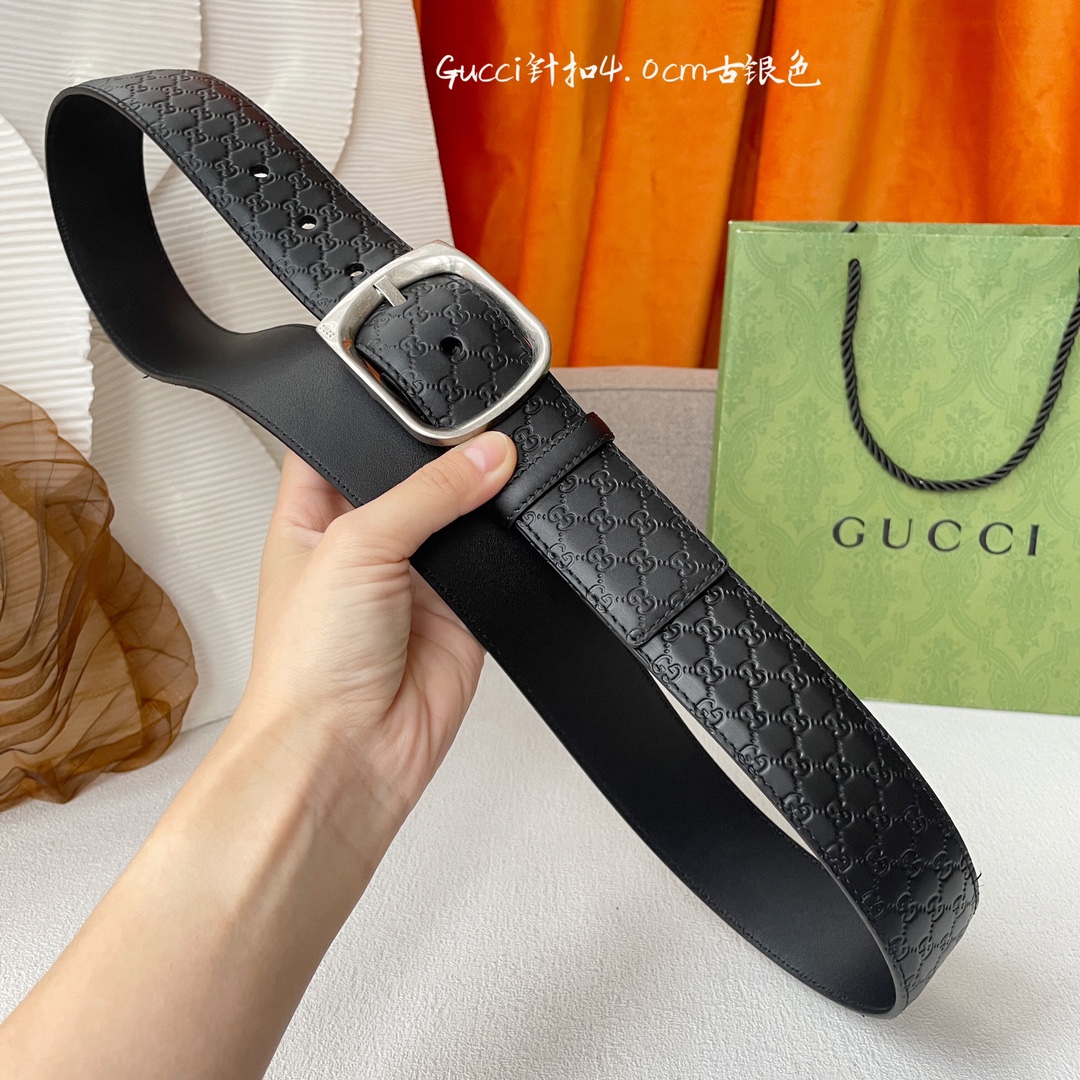 Gucci Basic Belt Cow Leather M