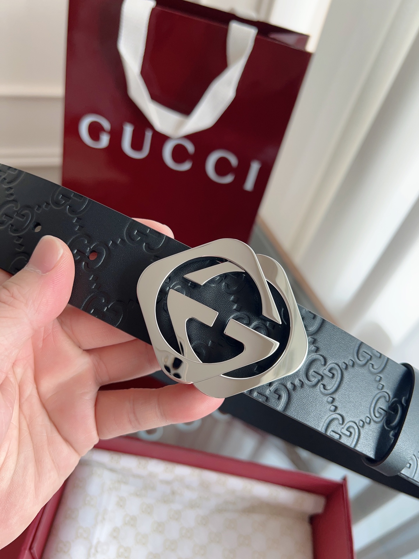 Gucci Basic Belt 40mm-l