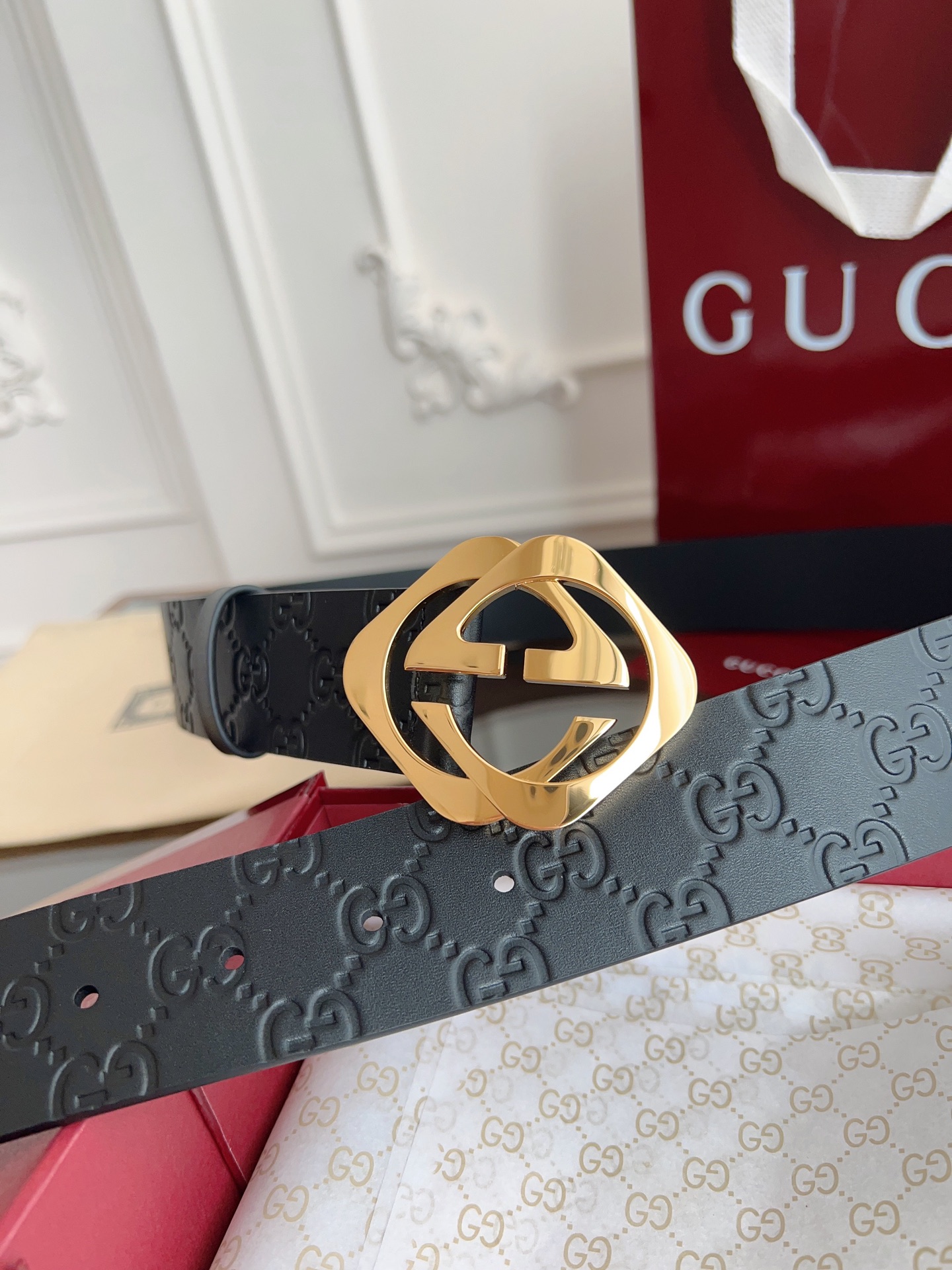 Gucci Basic Belt 40mm-l