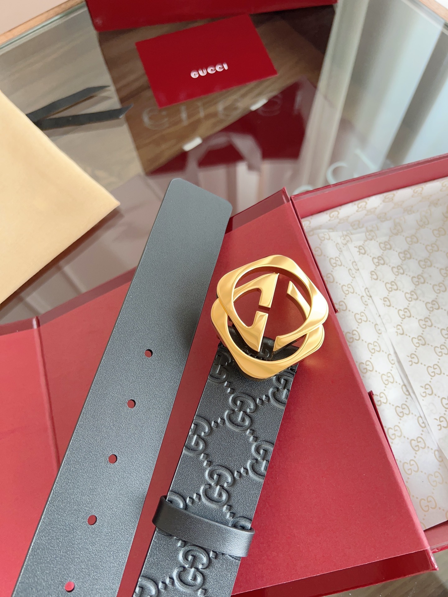 Gucci Basic Belt 40mm-l